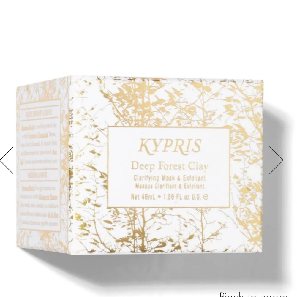 NIB Kypris Deep Forest Clay Clarifying Mask & Exfoliant